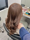 ブリーチ無し明るめブラウンカラー♪