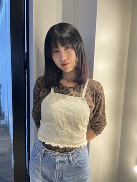 ヌープヘアーアイス(NUUP.hair ici) 大人ガーリー大人美人透明感髪質改善ニュアンスカラーラベンダー