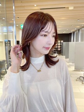 クィーンズガーデンバイケーツーギンザ(QUEEN’S GARDEN by K two GINZA) くびれヘア/チョコレートブラウン/透明感カラー