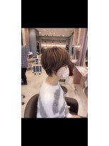 ヘアメイク アース 秋田仁井田店(HAIR & MAKE EARTH)&nbsp;ショートヘア　ニュアンスパーマ