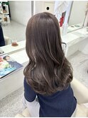 ブリーチなしダブルカラー_ミルクティーブラウン