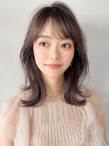 艶感前髪ワンカールうる艶髪イメチェン美髪モテ髪#312f0403