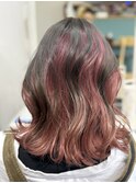 インナーカラー/アンブレラカラー/ブリーチ履歴有り