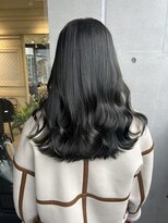 アソビセカンド 原宿(ASOBI 2nd) 透け感たっぷりオリーブグレージュ 20代/30代/ブリーチなし