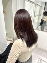 ユーフォリア 渋谷グランデ(Euphoria SHIBUYA GRANDE)&nbsp;レッドブラウン　ワインレッド　ブリーチなしレッド