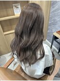 ブリーチなしグレージュカラー