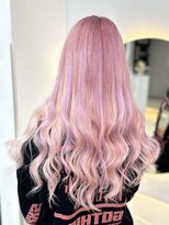 ラピス 福岡天神店(Lapis)&nbsp;ホワイトピンクパープルミルクティー／ブリーチ髪質改善