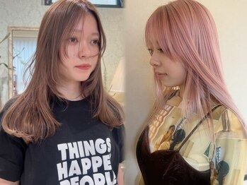 ホテリー(Hotely)の写真/トップレベルの技術・知識でトレンドから個性派までお任せ◎ダメージレスなケアブリーチもプラス料金なし♪