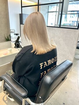 セントラル 三宮店(central) ホワイトミルクティー/ブランドカラー/韓国/髪質改善/ブリーチ