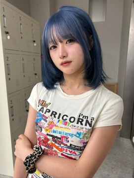 天神美容室 ブリーチ／レイヤーカット／ハイトーン