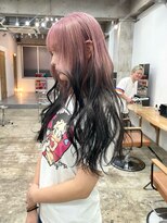 カシェル(cashel kishaba)&nbsp;『ピンク×ブラック　ルーツカラー　デザインカラー』