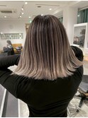 ハイライトバレイヤージュダブルカラーケアブリーチ20代30代40代