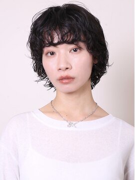 似合わせカット20代30代40代黒髪小顔ショートボブ1201