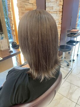 ルページ 千葉(lpage) 髪質改善/顔周りレイヤーカット/グレージュ[千葉/千葉駅]