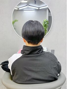 【女性刈り上げマッシュ】