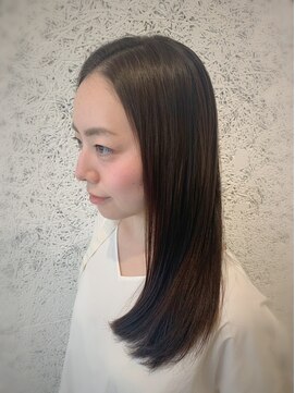 DAMANI 表参道 髪質改善/ヘッドスパ/ハイライト/白髪染め/白髪ぼかし/縮毛矯正 似合わせカット/ミディアムレイヤーカット[表参道駅]