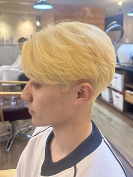 リドルヘアー 石井町店(Riddle HAIR) 抜きっぱなしブロンド