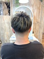 ブレス ヘアアンドスパ 湘南台(bless hair spa)&nbsp;フェードハイライトメンズスタイル