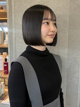 ロンド 表参道店(Lond) 切りっぱなしボブ タッセルボブ