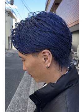 ヘアーラボ ハチ(HAIR LABO HACHI) 毛流れセンターパートウルフ