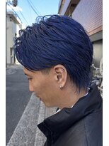 ヘアーラボ ハチ(HAIR LABO HACHI) 毛流れセンターパートウルフ