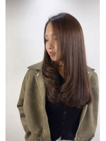 ホーミー(Homie)&nbsp;品格あふれる大人ロング×ショコラブラウン