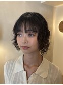 栄/矢場町/ミディアム/パーマ/レイヤー/顔周りレイヤー/ボブ/