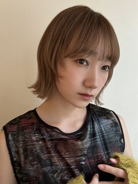 フリッカ 西荻窪店(FLYCKA) ミニマムレイヤーボブ×シアーベージュ