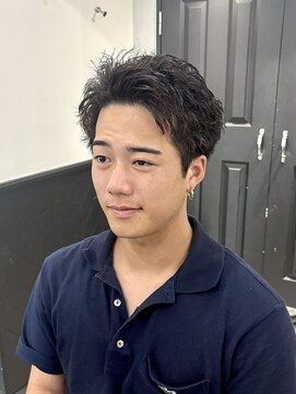 ジーナ 京都駅前(Zina) MEN'S HAIR スパイキーショート ピンパーマ