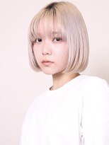 バーニー(BARNEY)&nbsp;似合わせカット20代30代40代50代ミルクティーブロンドボブ0501