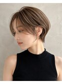 20代30代40代50代/大人ショートボブ・ハイライト