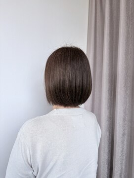 ニコ(Nico) 縮毛矯正×ダークグリーン