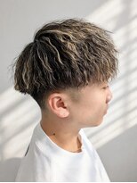 エクラート メン 仙台(ECLART men.)&nbsp;仙台 メンズ ツイスパメッシュ テーパーフェード