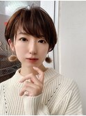 ふんわりナチュラルショートボブ【Ruufus恵比寿渋谷】31512