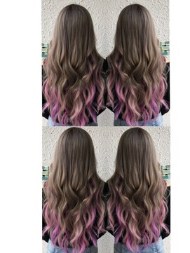 ディー エメ(D-aimer-) 薄ピンク×濃いピンク×パープル×グレージュmix☆☆