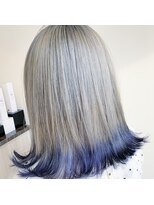 オズギュルヘア(Ozgur hair) ブルーパープル裾カラー