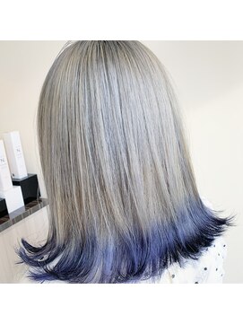 オズギュルヘア(Ozgur hair) ブルーパープル裾カラー