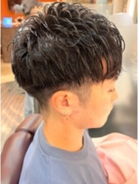 銀座マツナガ 浅草店 アイロンパーマツーブロ/ツイストスパイラルパーママッシュ