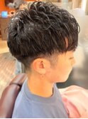 アイロンパーマツーブロ/ツイストスパイラルパーママッシュ