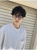 マッシュショートのパーマスタイル