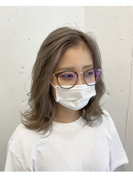 ロックワークオレンジ 西中島店(ROCK WORK ORANGE) ＊ブリーチありのグレージュカラー＊