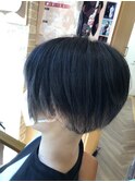 ブリーチ後の表面のみトーンダウンカラー