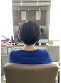 小顔補正立体カット