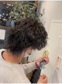 ウルフマッシュパーマ/ツイストスパイラルパーマ/波巻きパーマ