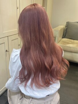 ベレーザ 渋谷(BELEZA) 3781ミルクティーピンクハイトーンカラーベビーピンクロング