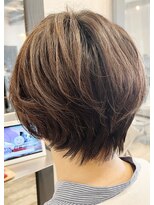 グランシー(granci produced by ApaKabar)&nbsp;ショート～ボブへ、伸ばしかけヘア