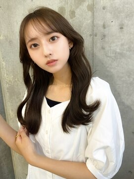シーシンジュク 新宿南口(Sea shinjuku) 韓国風前髪×シルキーベージュ【髪質改善/新宿/マッシュパーマ】