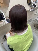 ラルムバイシー 新宿(LARME by Sea)&nbsp;ラベンダーブラウン/ブリーチなしカラー/韓国ヘア/ボブ/新宿