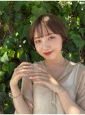 大人可愛いボブショート