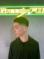 グリーディーフォックス 代々木(Greedy FOX)&nbsp;波巻き/ハイライト/マッシュパーマ/ウルフ[シェービング]